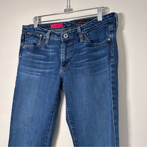 AG Adriano Goldschmied The Kiss Low Rise Straight Leg Jeans Blue Size 29 - Picture 5 of 9